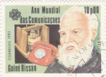 Stamps Guinea Bissau -  AÑO MUNDIAL DE LAS COMUNICACIONES-G. BELL