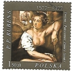 Stamps : Europe : Poland :  pintura holandesa