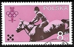 Stamps Poland -  juegos Olimpicos - Equitación y Montar a Caballo 