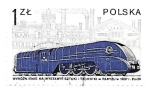Stamps : Europe : Poland :  locomotoras