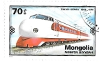 Stamps : Asia : Mongolia :  locomotoras