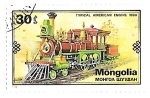 Sellos del Mundo : Asia : Mongolia : locomotoras