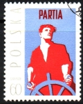 Stamps Poland -   TRABAJADOR  AL  TIMÓN