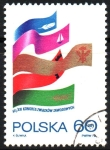 Stamps Poland -   CINTAS  CON  SÍMBOLOS  DE  LAS  ACTIVIDADES  SINDICALES