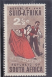 Stamps South Africa -  50 Aniversario de Volkspele (Folk-dancing) en Sudáfrica