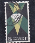 Stamps South Africa -  5 Año de La República Sudafricana