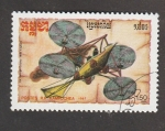 Stamps Cambodia -  Sir Roger Cayley