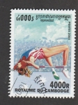 Stamps Cambodia -  Salto altura