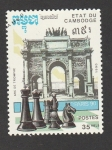 Stamps Cambodia -  Arco del triunfo