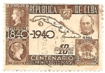 Stamps : America : Cuba :  centenario del sello