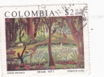 Stamps Colombia -  Selva 