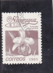Sellos de America - Nicaragua -  flor- sobralla macrantha