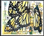 Stamps Mexico -  MARIPOSA  MONARCA,  DANAUS  PLEXIPPUS.