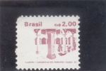 Stamps Brazil -  claustro-convento de Sao Francisço