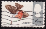 Stamps : Europe : United_Kingdom :  Robin (Turdus Migratorius)