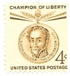 Stamps : America : United_States :  Simón Bolivar