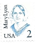 Stamps United States -  Mary Lyon