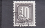 Stamps Germany -  cifra 