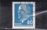 Stamps Germany -  presidente Walter Ulbricht 