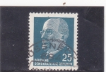 Stamps : Europe : Germany :  presidente Walter Ulbricht 