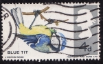 Stamps United Kingdom -  Blue Tit ( Parus Caeruleus