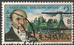 Sellos de Europa - Espa�a -  125 Aniversario del Ferrocarril Barcelona-Mataro. ED 2173