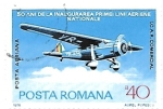 Sellos de Europa - Rumania -  avión