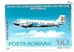 Stamps Romania -  avión