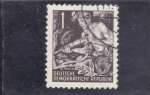 Stamps Germany -  minero