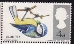 Stamps United Kingdom -  Blue Tit ( Parus Caeruleus )