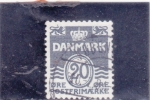 Stamps Denmark -  cifra