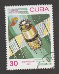 Sellos de America - Cuba -  Satélite meteorológico
