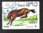 Sellos de Asia - Laos -  Caballo (Equus ferus caballus)