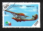 Stamps Laos -  Exposición Internacional de Sellos Italia '85
