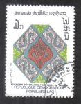 Stamps Laos -  Patrones De Plantilla Decorativos