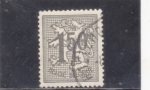 Stamps Belgium -  cifra-y león rampante