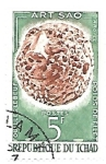 Stamps Chad -  Arte africano 