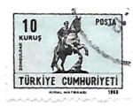 Stamps Turkey -  Personaje