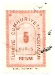 Stamps : Asia : Turkey :  Básica 