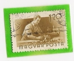 Stamps Hungary -  Obrero