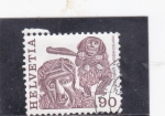 Stamps Switzerland -  Fiestas populares 