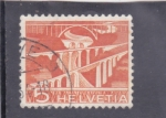 Stamps Switzerland -  puentes