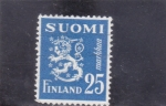 Stamps : Europe : Finland :  león rampante 