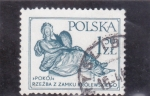 Sellos de Europa - Polonia -  Estatua del castillo de Krolewski