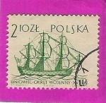 Stamps Poland -  Barco