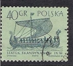 Stamps Poland -  Barco