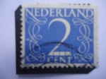 Sellos de Europa - Holanda -  Países Bajos - Numeral