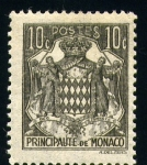 Stamps : Europe : Monaco :  Escudo de Principado de Monaco