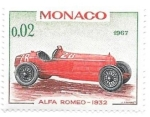 Stamps Monaco -  coches de carreras