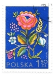 Stamps : Europe : Poland :  flores